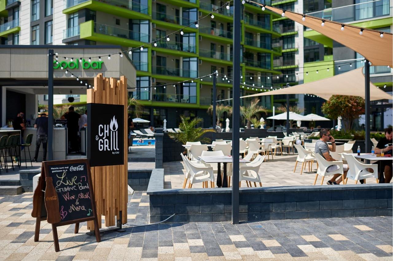 Rebeq Aparthotel Alezzi Beach Năvodari Eksteriør bilde